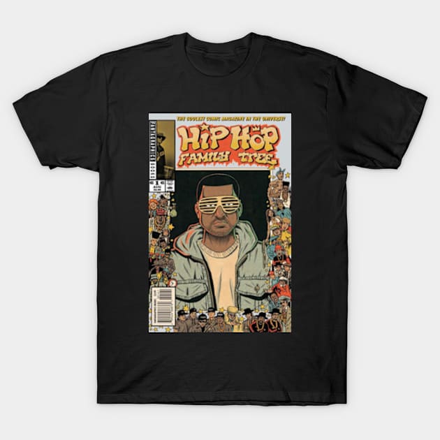 The Rapper Hip Hop Family  Tree T-Shirt by mosatu